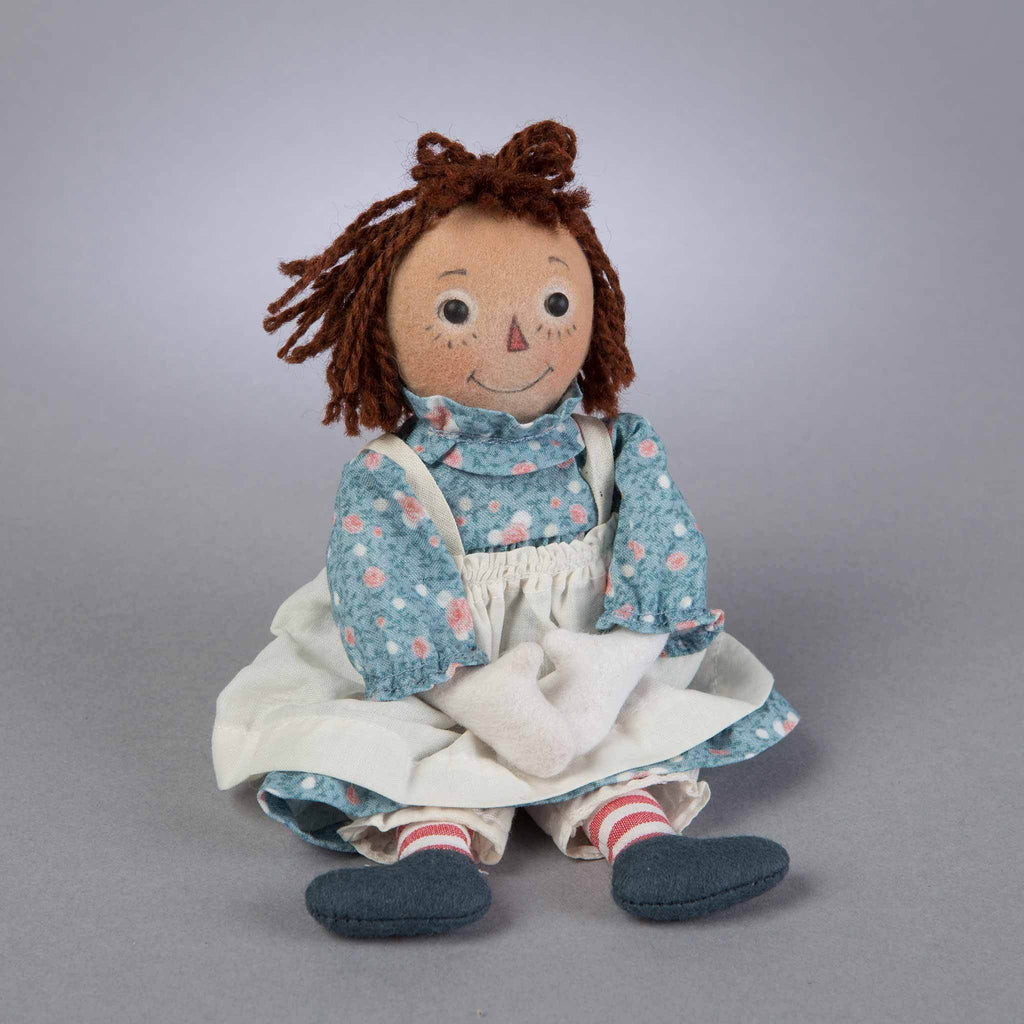 Raggedy Ann - hand crafted felt doll