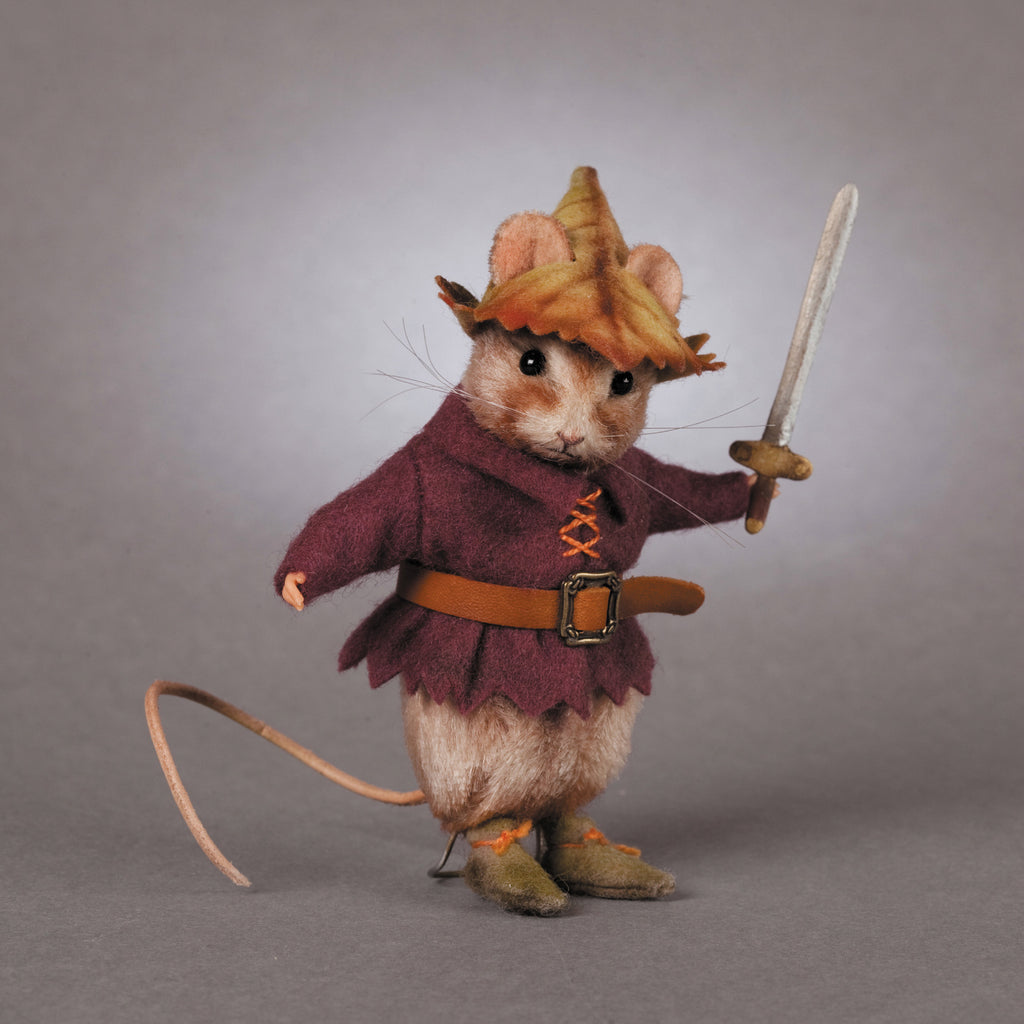 plush mouse dressed as tom thumb
