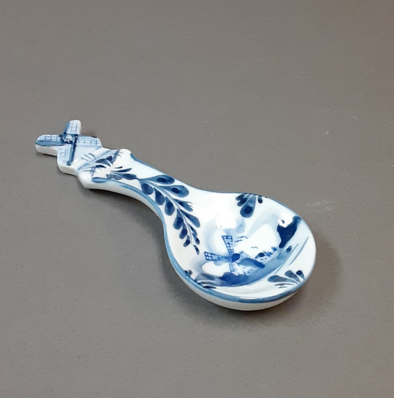 Delft-Style Blue Spoon Rest
