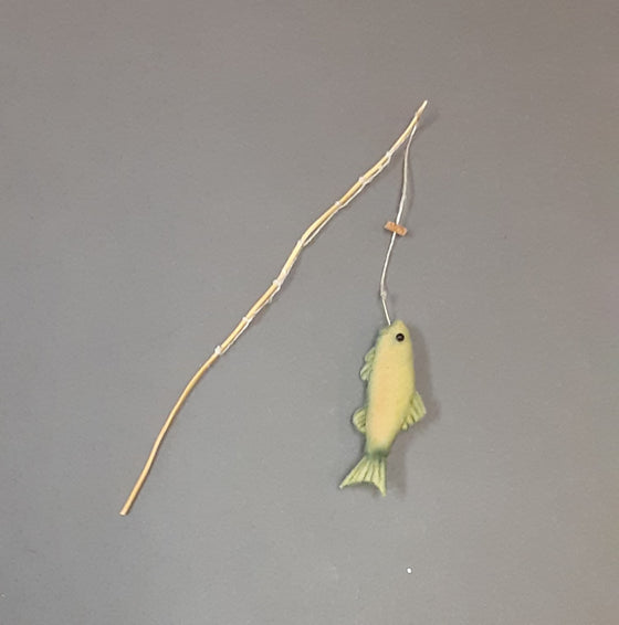 Little Tommy Tittlemouse Fishing Pole with Fish
