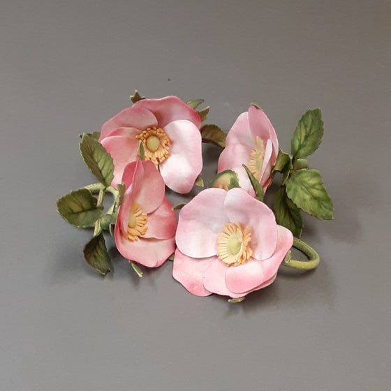 Wild Rose Napkin Rings-Set of 4