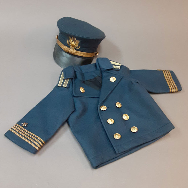 Bear Captain Hat & Coat Set
