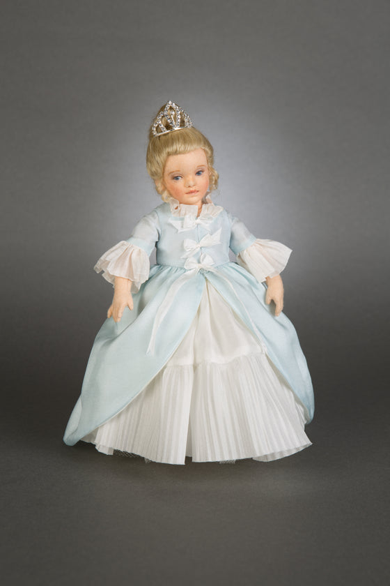 Cinderella molded felt doll