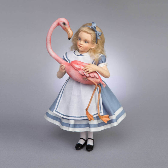 Alice in Wonderland - Commemorative Edition - felt doll produced in Bennington Vermont