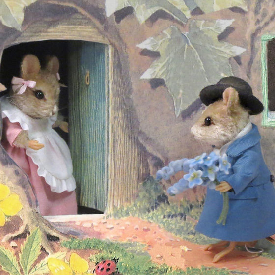 April Showers mice dolls