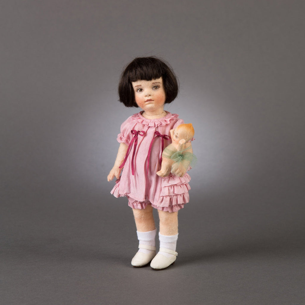 Baby Peggy felt doll