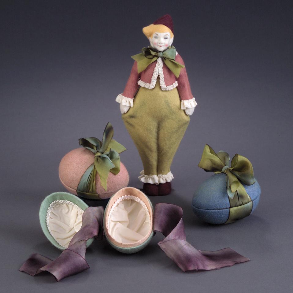 molded felt egg containers