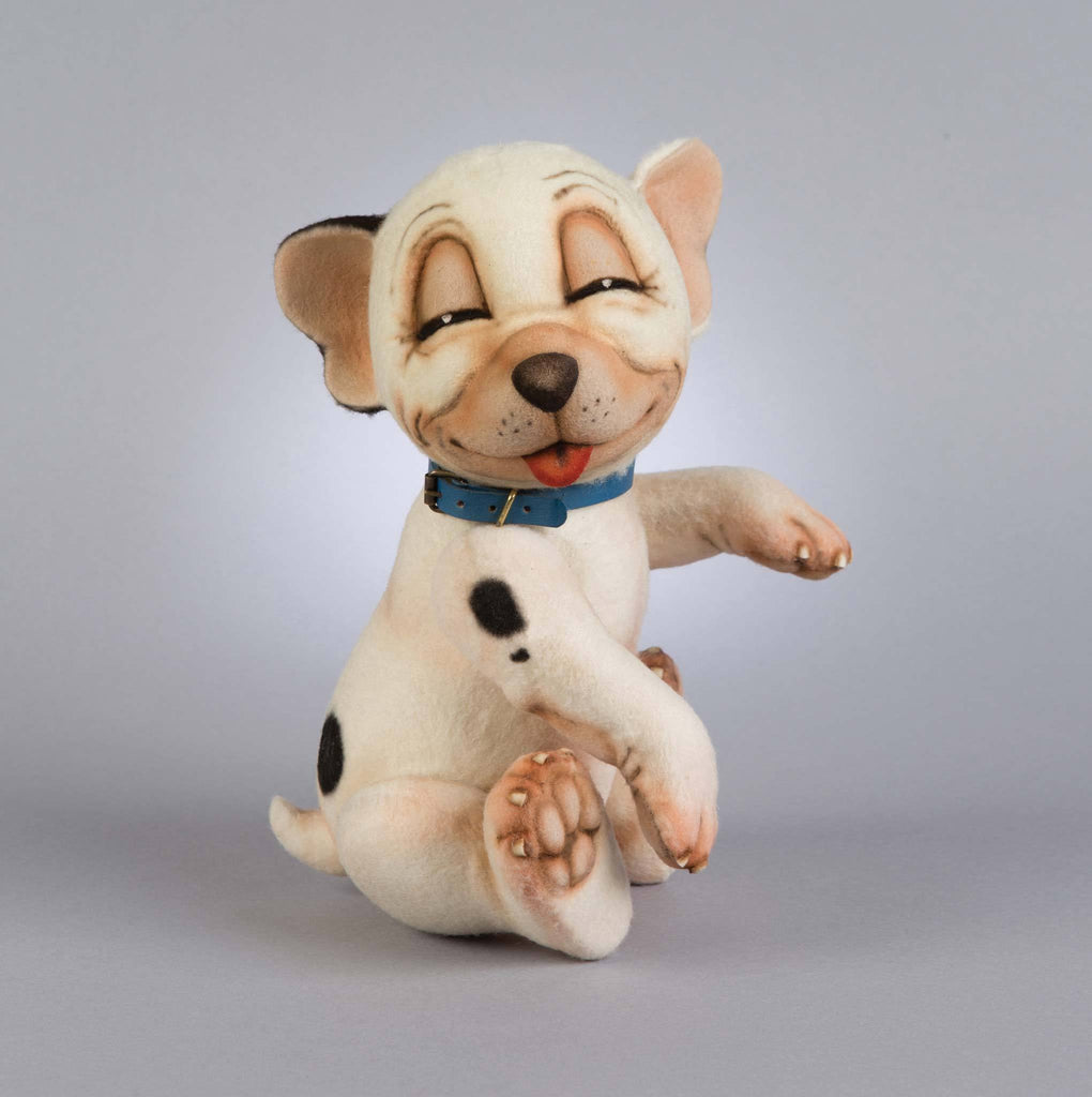 Bonzo™ felt dog doll with posable limbs