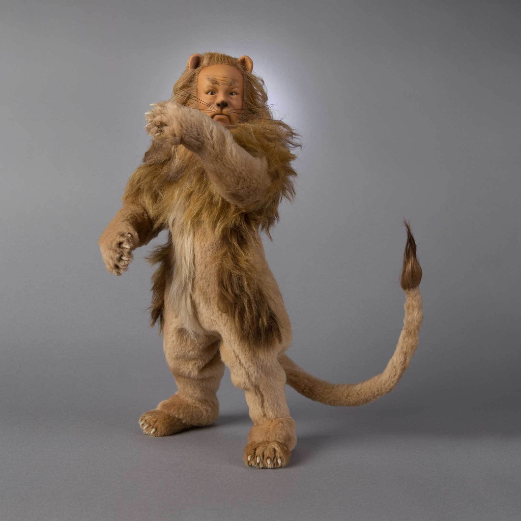The Wizard of Oz™ Collection - The Cowardly Lion molded felt doll with plush costume