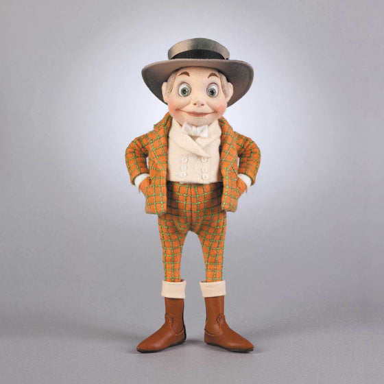 Englishman Brownie™ molded felt doll
