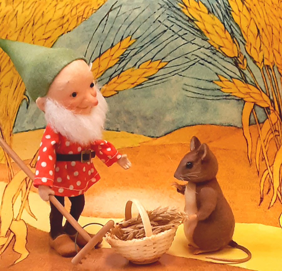 Knome Riding A Rabbit Gnome Riding Squirrel