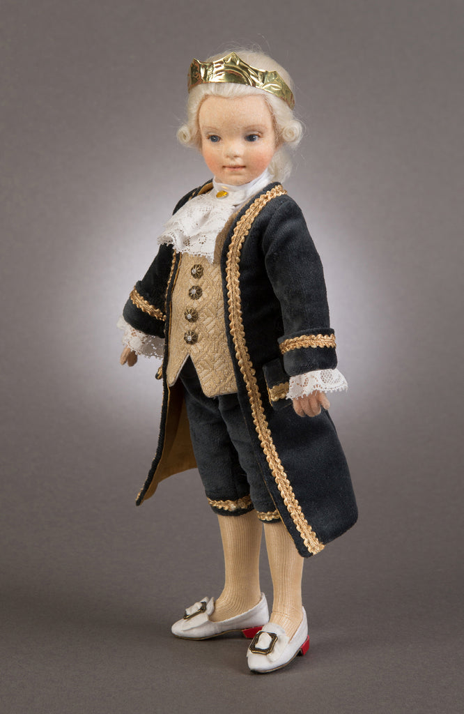Prince Charming molded felt doll