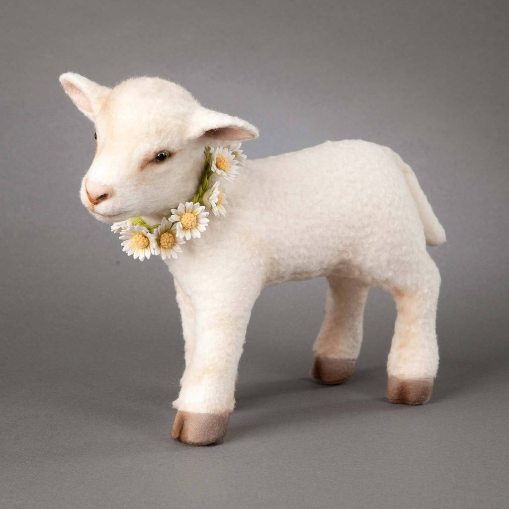 Flossie the springtime lamb plush doll