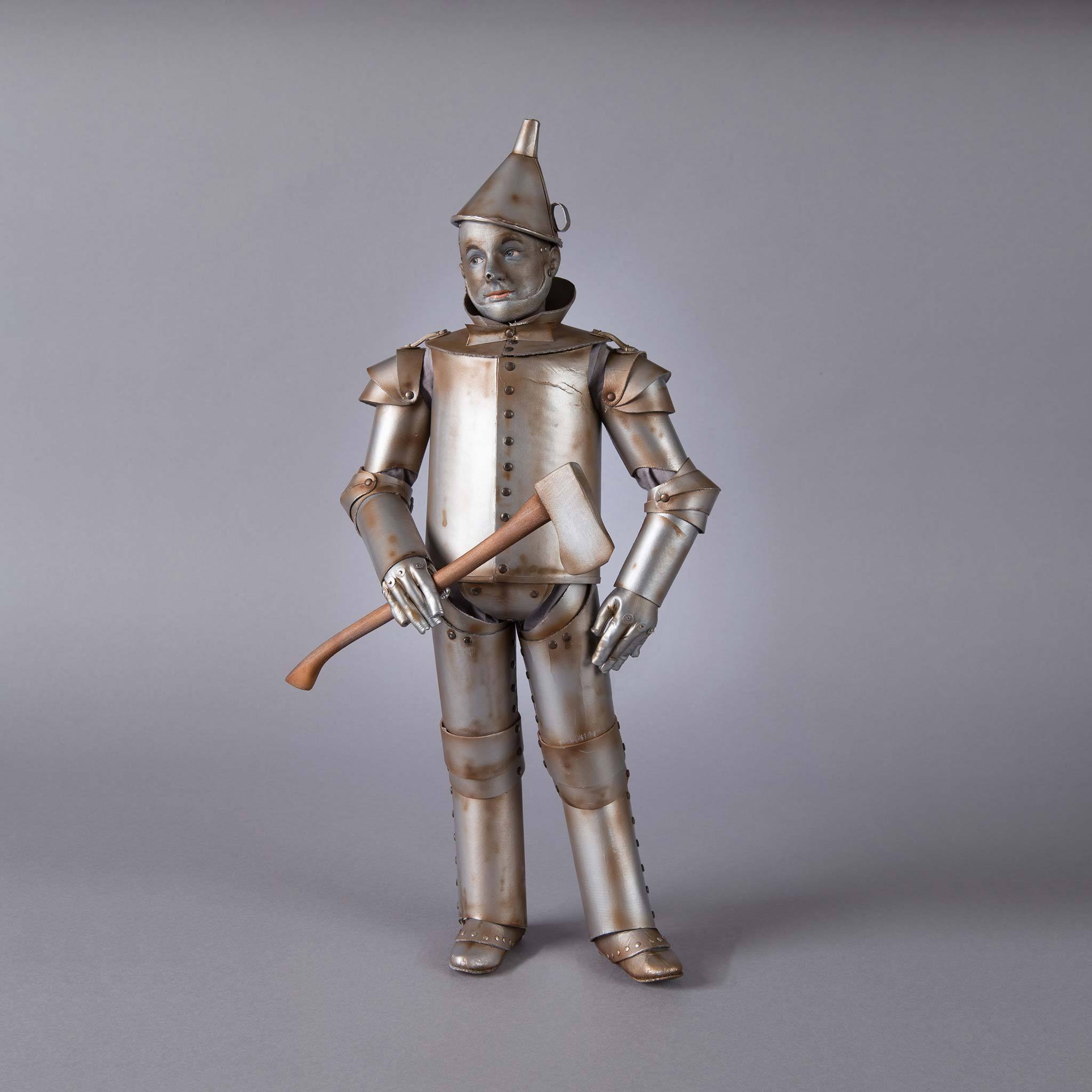 thumbnail image 2 of Large 135cm Tin Man Garden Ornament Statue – Metal Outdoor Wizard Of Oz Figure 2 of 2